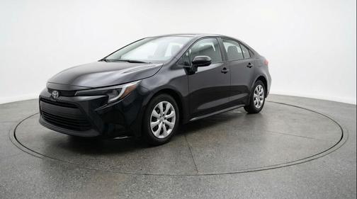 Midnight Black Metallic 2025 Toyota Corolla LE
