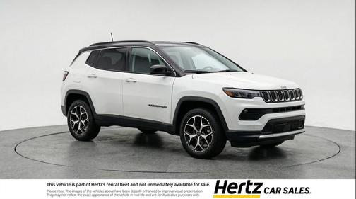Bright White Clearcoat 2025 Jeep Compass Limited