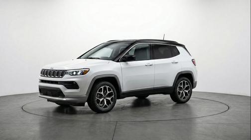 Bright White Clearcoat 2025 Jeep Compass Limited