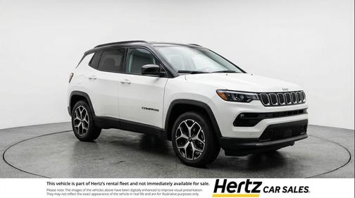 Bright White Clearcoat 2025 Jeep Compass Limited