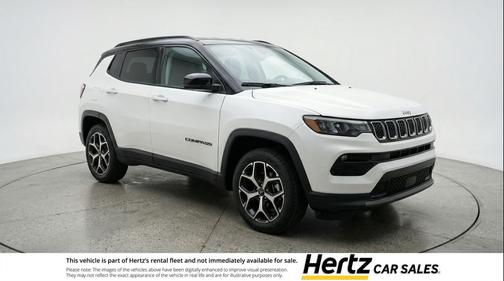 Bright White Clearcoat 2025 Jeep Compass Limited