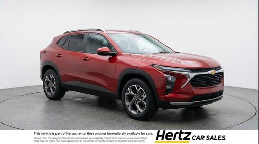 Crimson Metallic 2025 Chevrolet Trax LT