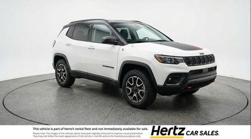 Bright White Clearcoat 2025 Jeep Compass Trailhawk