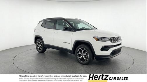 Bright White Clearcoat 2025 Jeep Compass Limited