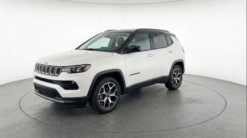 Bright White Clearcoat 2025 Jeep Compass Limited
