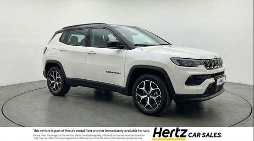 Bright White Clearcoat 2025 Jeep Compass Limited