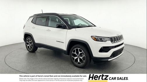 Bright White Clearcoat 2025 Jeep Compass Limited