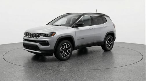 Silver Zynith Metallic Clearcoat 2025 Jeep Compass Trailhawk