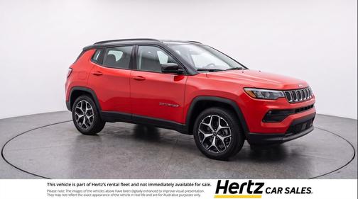 Red Hot Pearlcoat 2025 Jeep Compass Limited