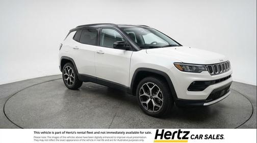 Bright White Clearcoat 2025 Jeep Compass Limited