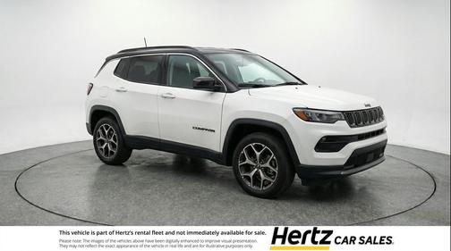 Bright White Clearcoat 2025 Jeep Compass Limited