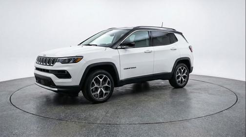 Bright White Clearcoat 2025 Jeep Compass Limited