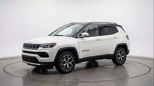 Bright White Clearcoat 2025 Jeep Compass Limited
