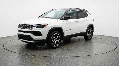 Bright White Clearcoat 2025 Jeep Compass Limited