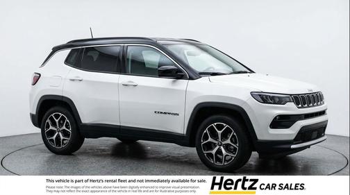 Bright White Clearcoat 2025 Jeep Compass Limited