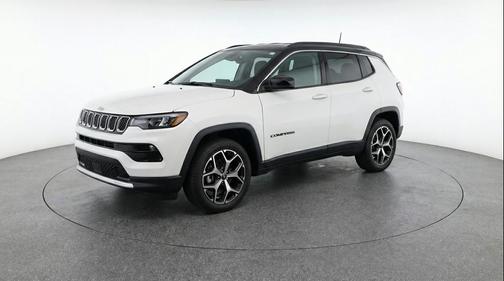 Bright White Clearcoat 2025 Jeep Compass Limited