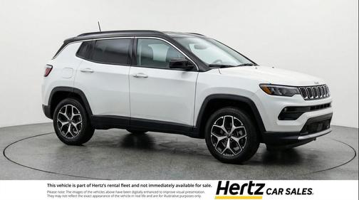Bright White Clearcoat 2025 Jeep Compass Limited