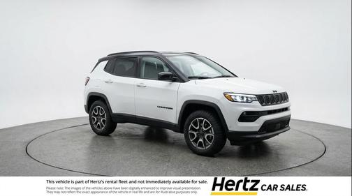 Bright White Clearcoat 2025 Jeep Compass Trailhawk