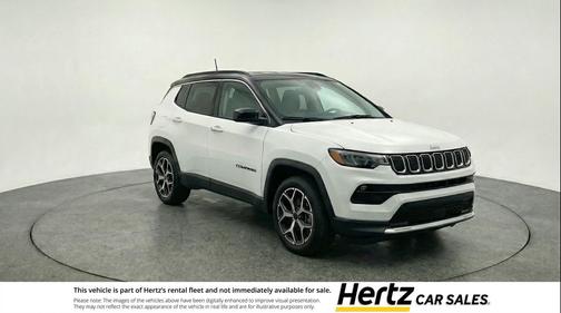 Bright White Clearcoat 2025 Jeep Compass Limited