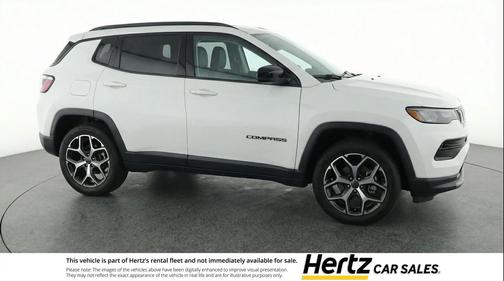 Bright White Clearcoat 2025 Jeep Compass Limited