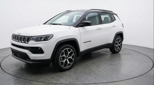 Bright White Clearcoat 2025 Jeep Compass Limited