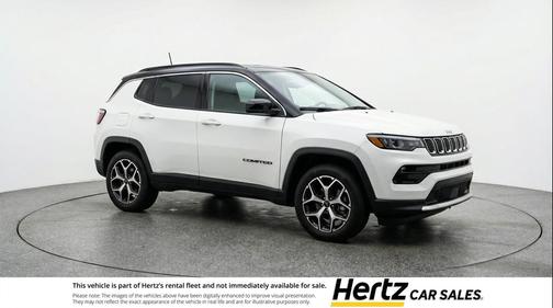 Bright White Clearcoat 2025 Jeep Compass Limited