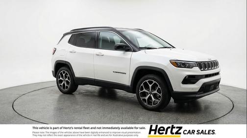 Bright White Clearcoat 2025 Jeep Compass Limited