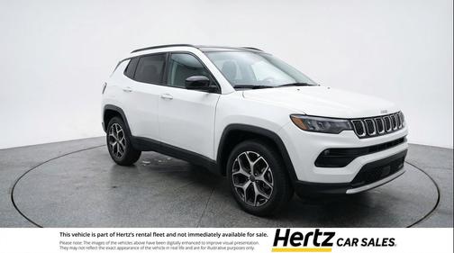 Bright White Clearcoat 2025 Jeep Compass Limited