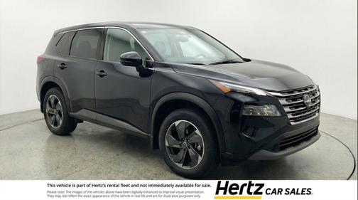 Super Black 2025 Nissan Rogue SV