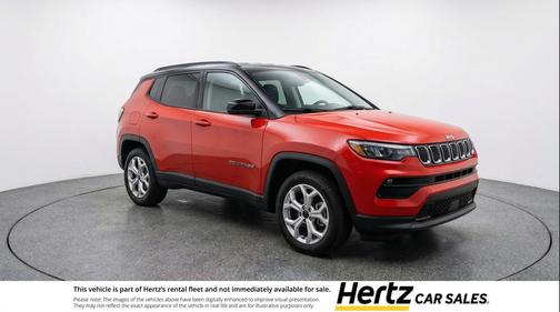 Red Hot Pearlcoat 2025 Jeep Compass Latitude