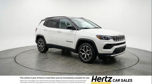 Bright White Clearcoat 2025 Jeep Compass Limited