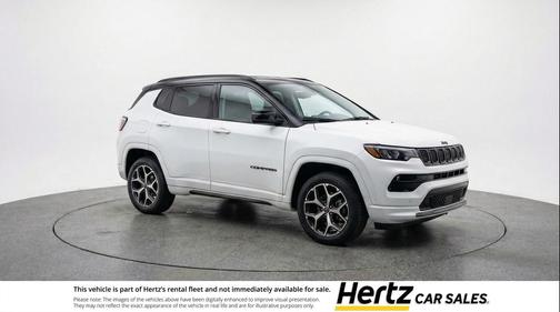 Bright White Clearcoat 2025 Jeep Compass Limited