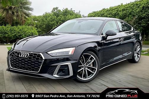 BLACK 2021 Audi A5 Sportback 45 S Line Premium Plus