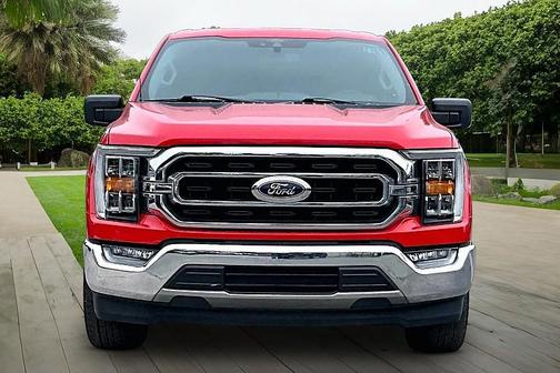 RED 2021 Ford F-150 XLT