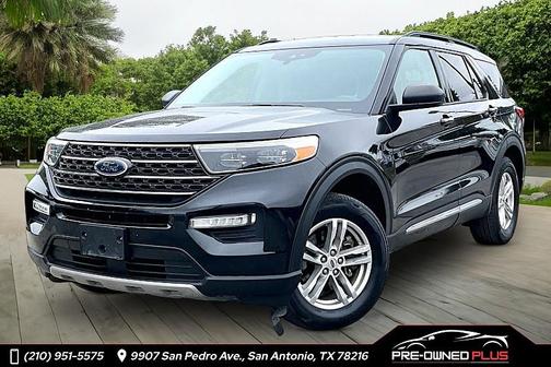 Agate Black Metallic 2021 Ford Explorer XLT
