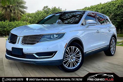 White Platinum Metallic Tri-Coat 2016 Lincoln MKX Reserve
