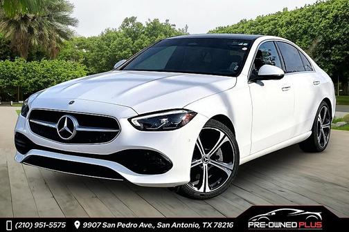 WHITE 2025 Mercedes-Benz C-Class C 300