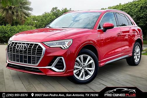 RED 2023 Audi Q3 Premium 45 TFSI S line quattro Tiptronic