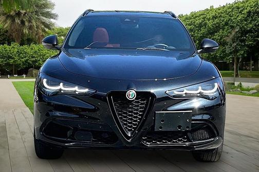 Vulcano Black Metallic 2024 Alfa Romeo Stelvio Veloce AWD