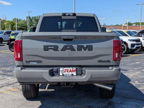 Ceramic Gray Clearcoat 2026 RAM 3500 Laramie Mega Cab 4x4 6'4' Box