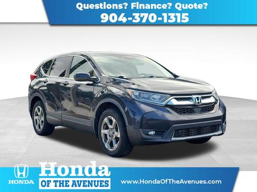 Gray 2018 Honda CR-V EX-L