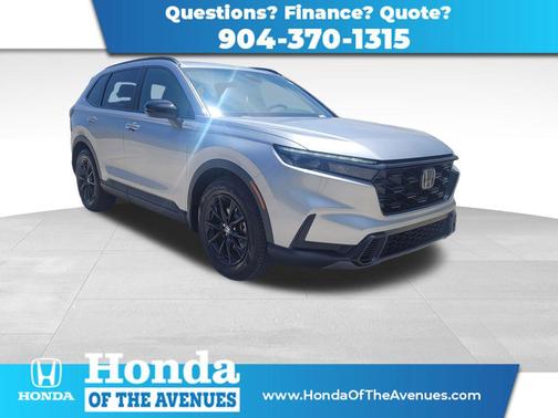 Solar Silver Metallic 2026 Honda CR-V Hybrid Sport FWD