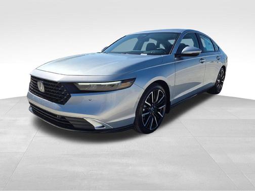 Solar Silver Metallic 2026 Honda Accord Hybrid Touring