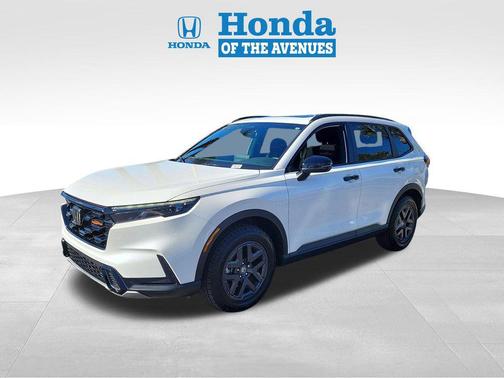Platinum White Pearl 2026 Honda CR-V Hybrid TrailSport AWD