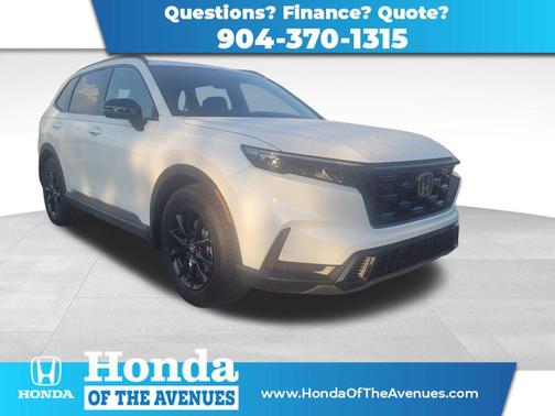Platinum White Pearl 2026 Honda CR-V Hybrid Sport-L FWD