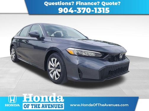 Meteorite Gray Metallic 2026 Honda Civic LX