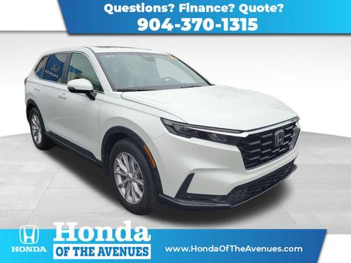 Platinum White 2023 Honda CR-V EX-L