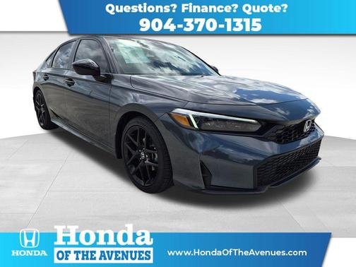 Meteorite Gray Metallic 2026 Honda Civic Sport