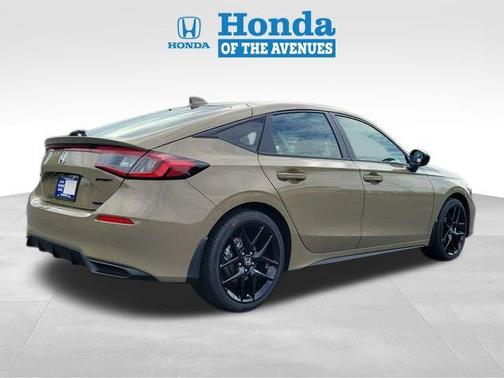 Sand Dune Pearl 2026 Honda Civic Hybrid Sport