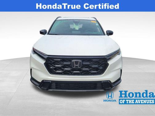 Platinum White 2025 Honda CR-V Hybrid Sport AWD